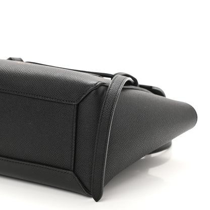 Celine Grained Calfskin Nano Belt Bag Black 9 of 10