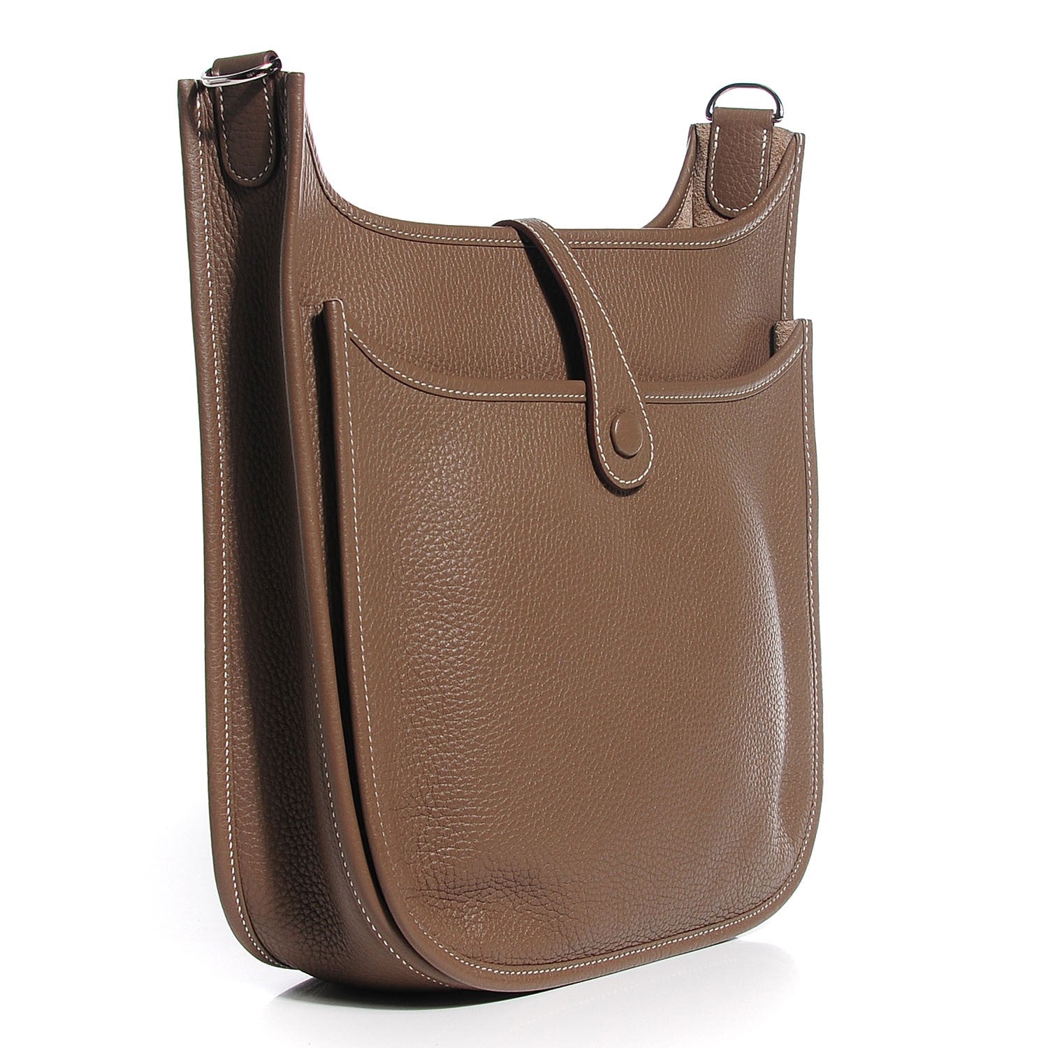 Hermes Taurillon Clemence Evelyne III PM Etoupe 3 of 14