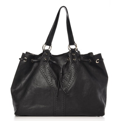 Saint Laurent Calfskin Reversible Double Sac Y Tote Bronze Black 1 of 8