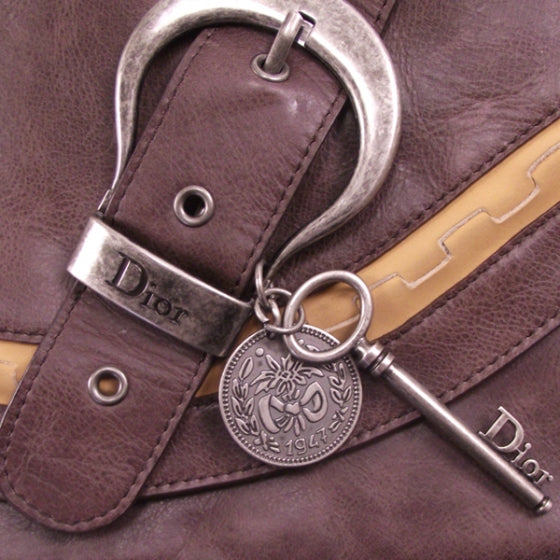 Christian Dior Gaucho Leather Brown Bag 10 of 10