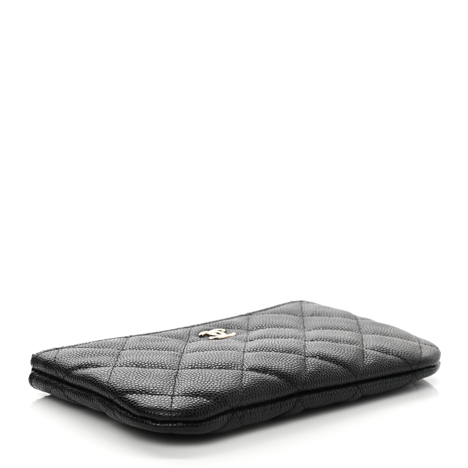 Chanel Caviar Quilted Small Cosmetic Case Black 4 of 7
