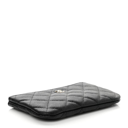 Chanel Caviar Quilted Small Cosmetic Case Black 4 of 7
