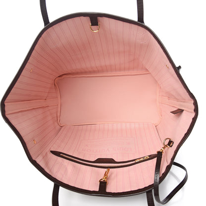 Louis Vuitton Damier Ebene Neo Neverfull MM Rose Ballerine 5 of 10