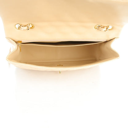 Chanel Lambskin Quilted Jumbo Single Flap Beige Clair 5 of 8