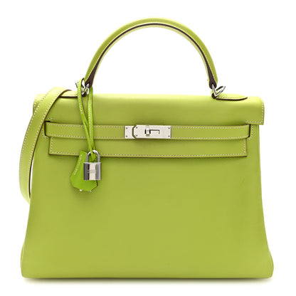 Hermes Epsom Candy Kelly Retourne 32 Kiwi Lichen 1 of 16