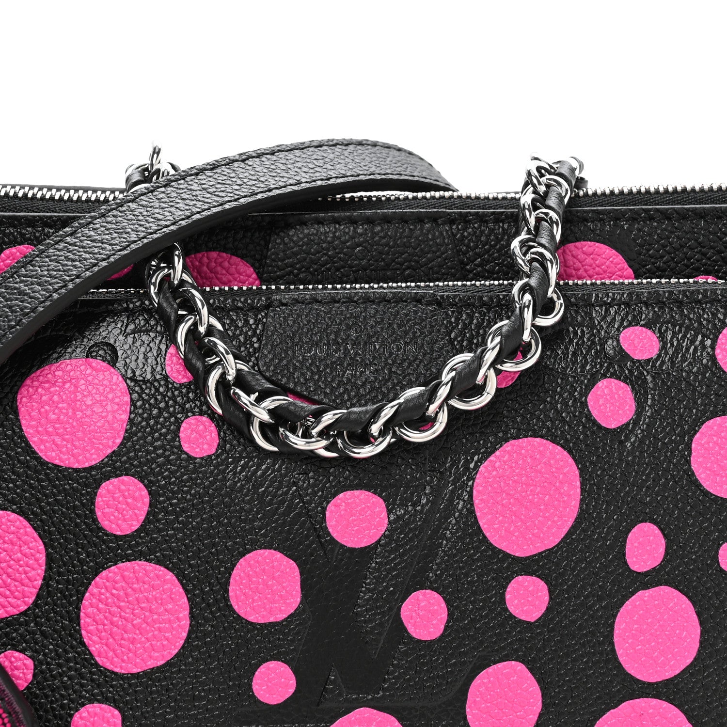 Louis Vuitton LV X YK Empreinte Multi Pochette Accessories Black Fuchsia 7 of 9