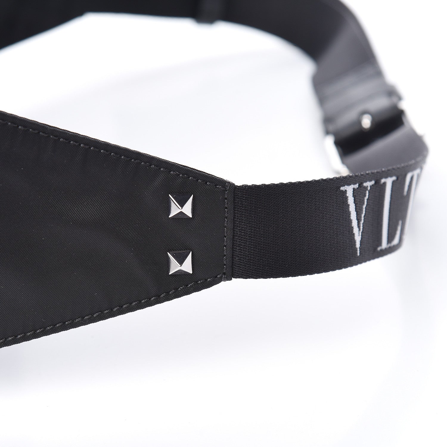Valentino Garavani Nylon VLTN Banane Belt Bag Black 9 of 9