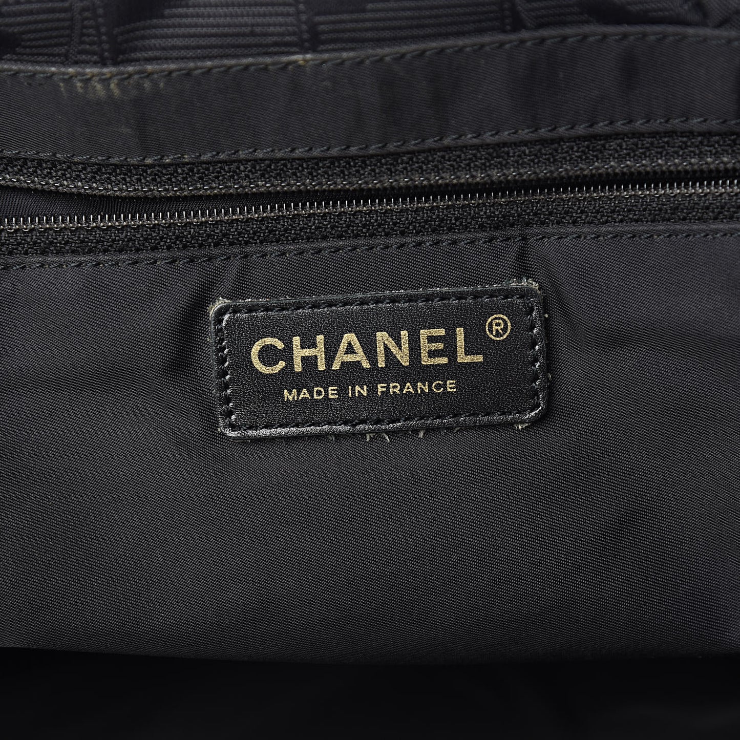 Nylon Large Travel Tote Black