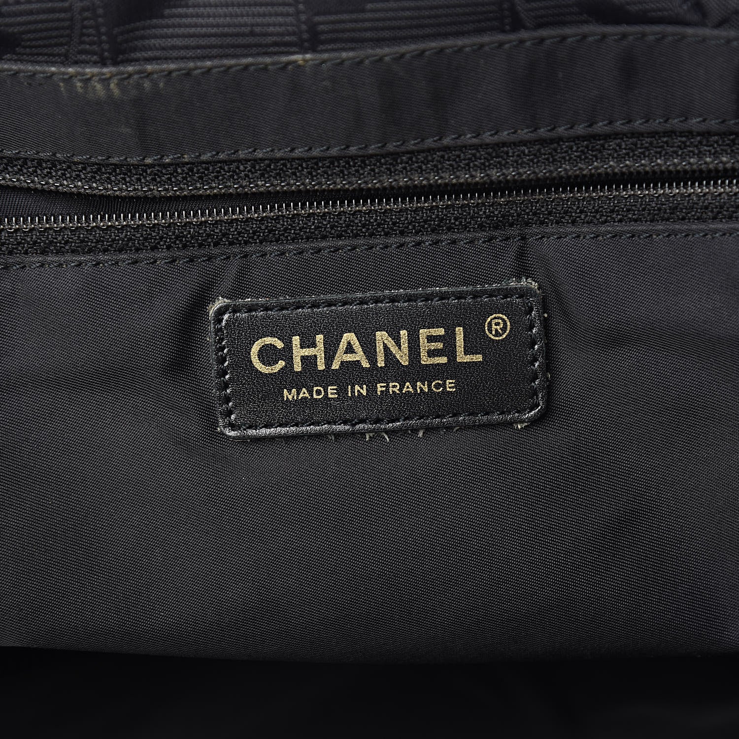 Chanel Nylon Large Travel Tote Black 6 of 11
