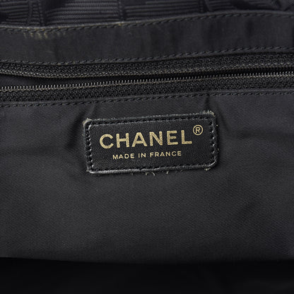 Chanel Nylon Large Travel Tote Black 6 of 11