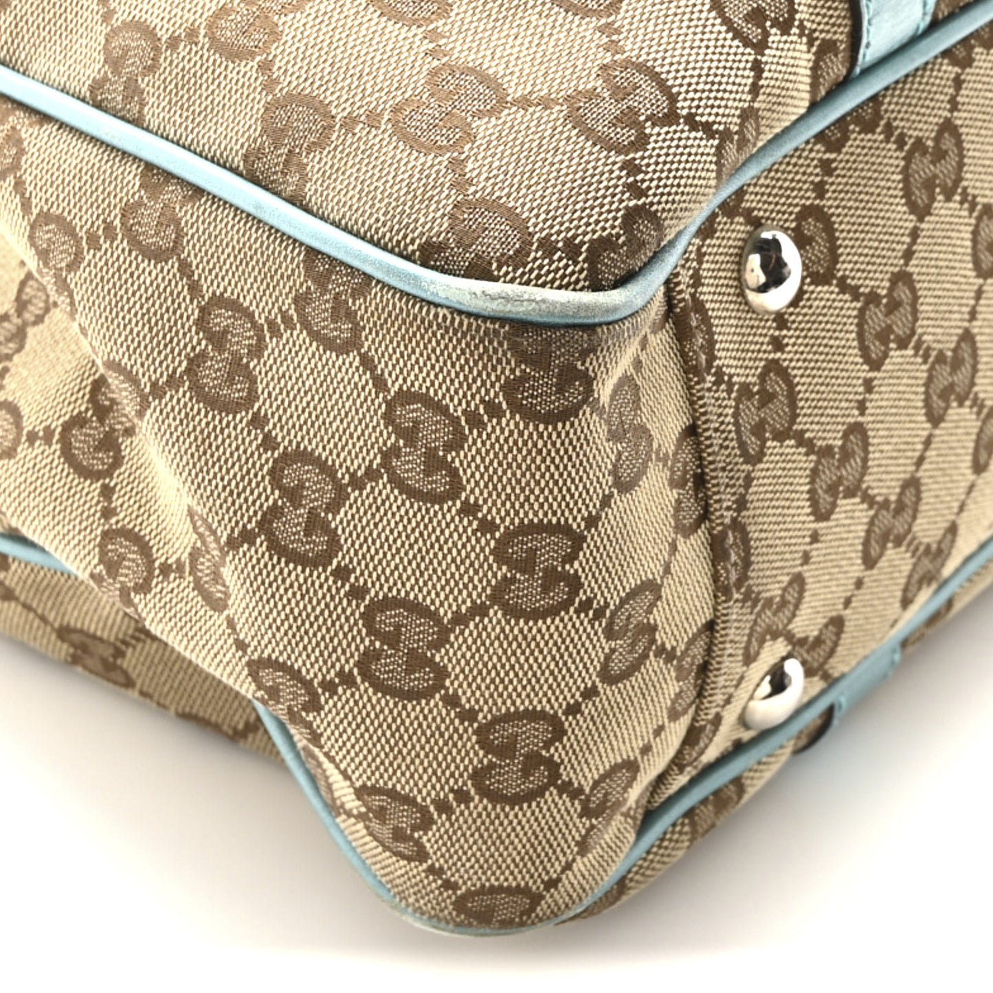 Monogram Medium Twins Shoulder Bag Turquoise