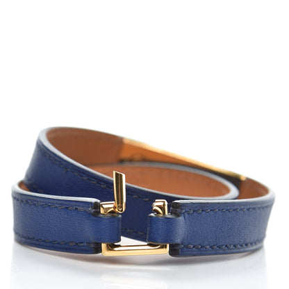 Hermes Swift Rivale Double Tour Bracelet S Bleu Saphir 4 of 7