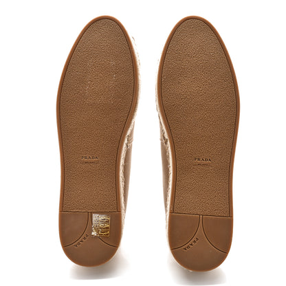 Prada Canvas Logo Espadrilles 41 Corda 1 of 9