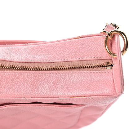 Chanel Caviar Quilted Hobo Pink 16 of 16