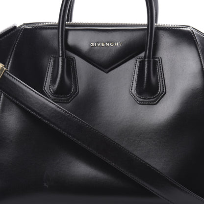 Givenchy Shiny Lord Calfskin Medium Antigona Black 8 of 13