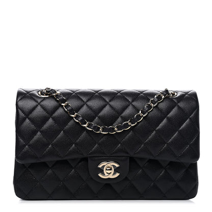 Chanel Caviar Quilted Medium Double Flap Navy 1 of 6