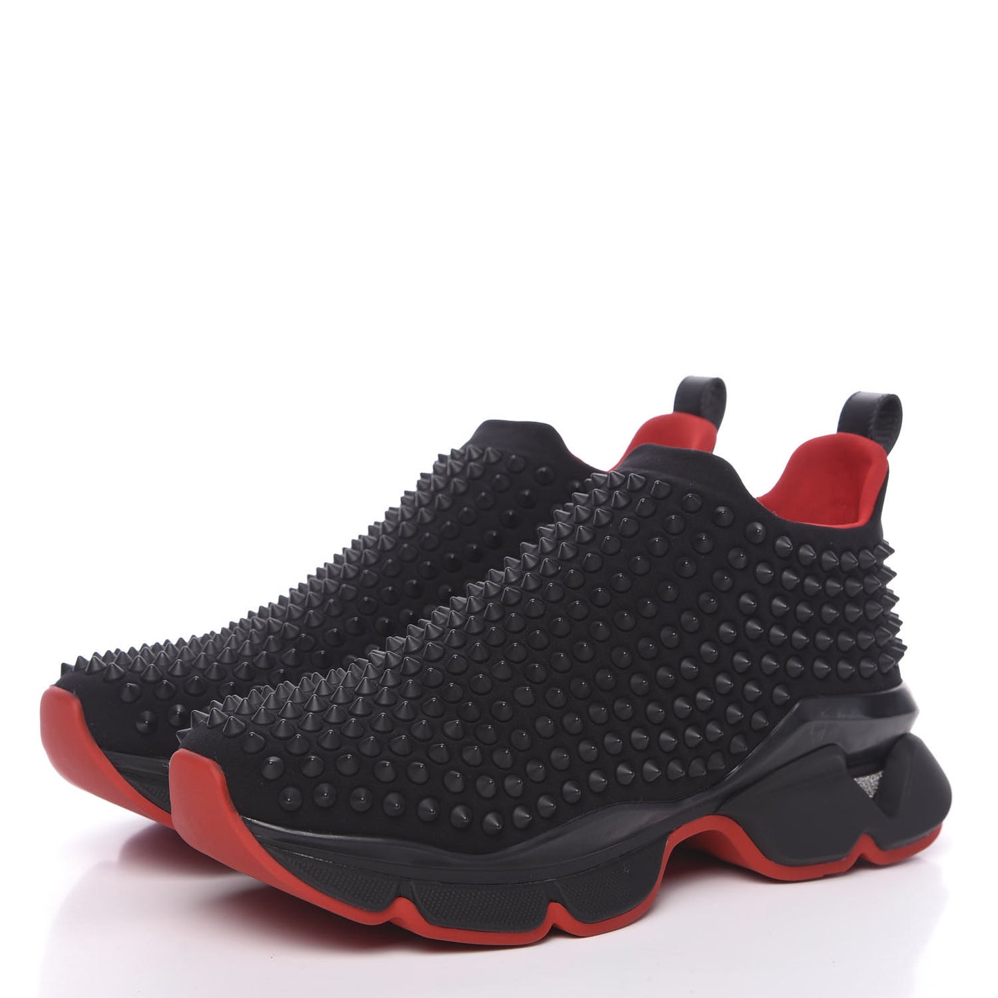 Neoprene Spike Sock Donna Flat Sneakers 37 Black