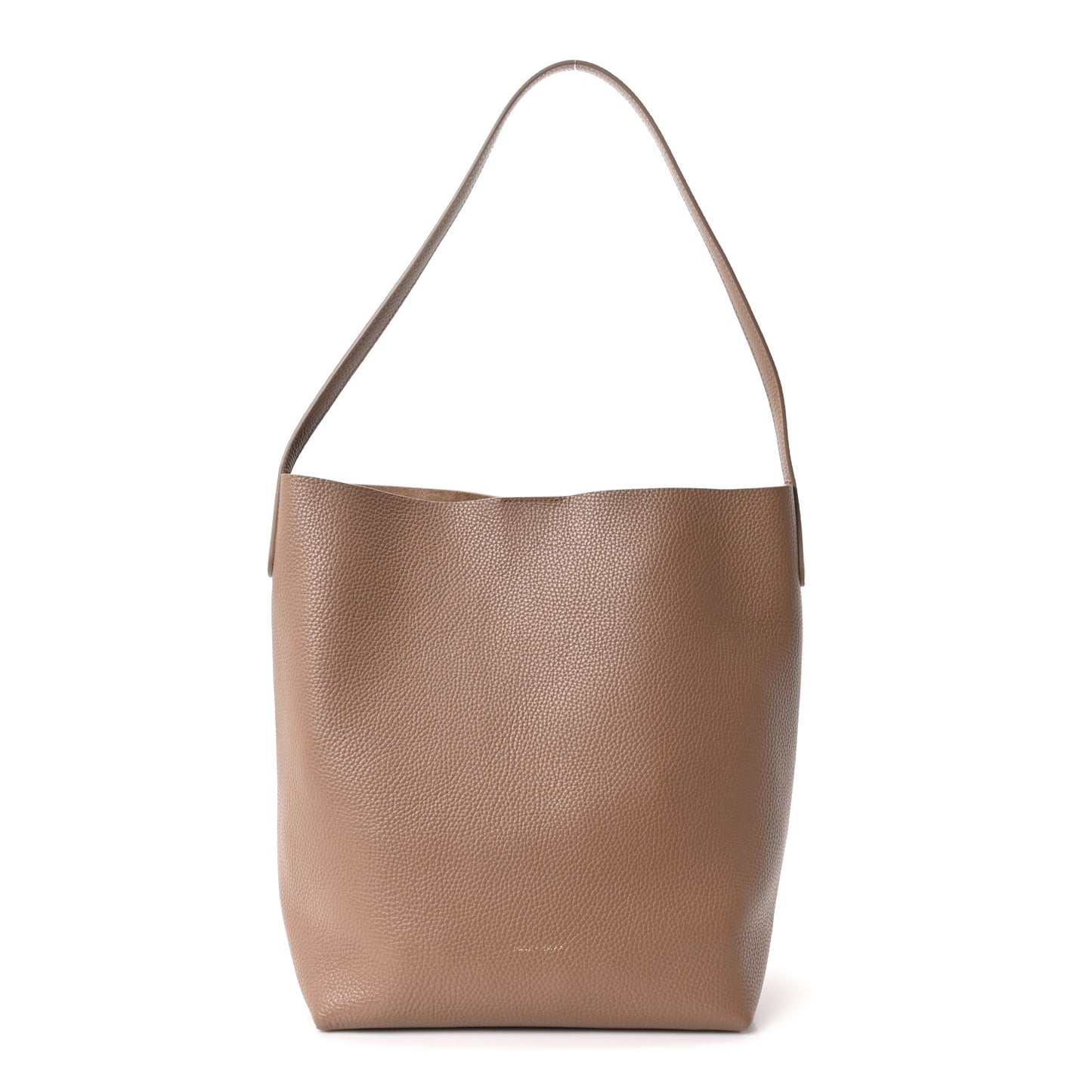 Pebbled Calfskin Small Everyday Cabas Biscotto