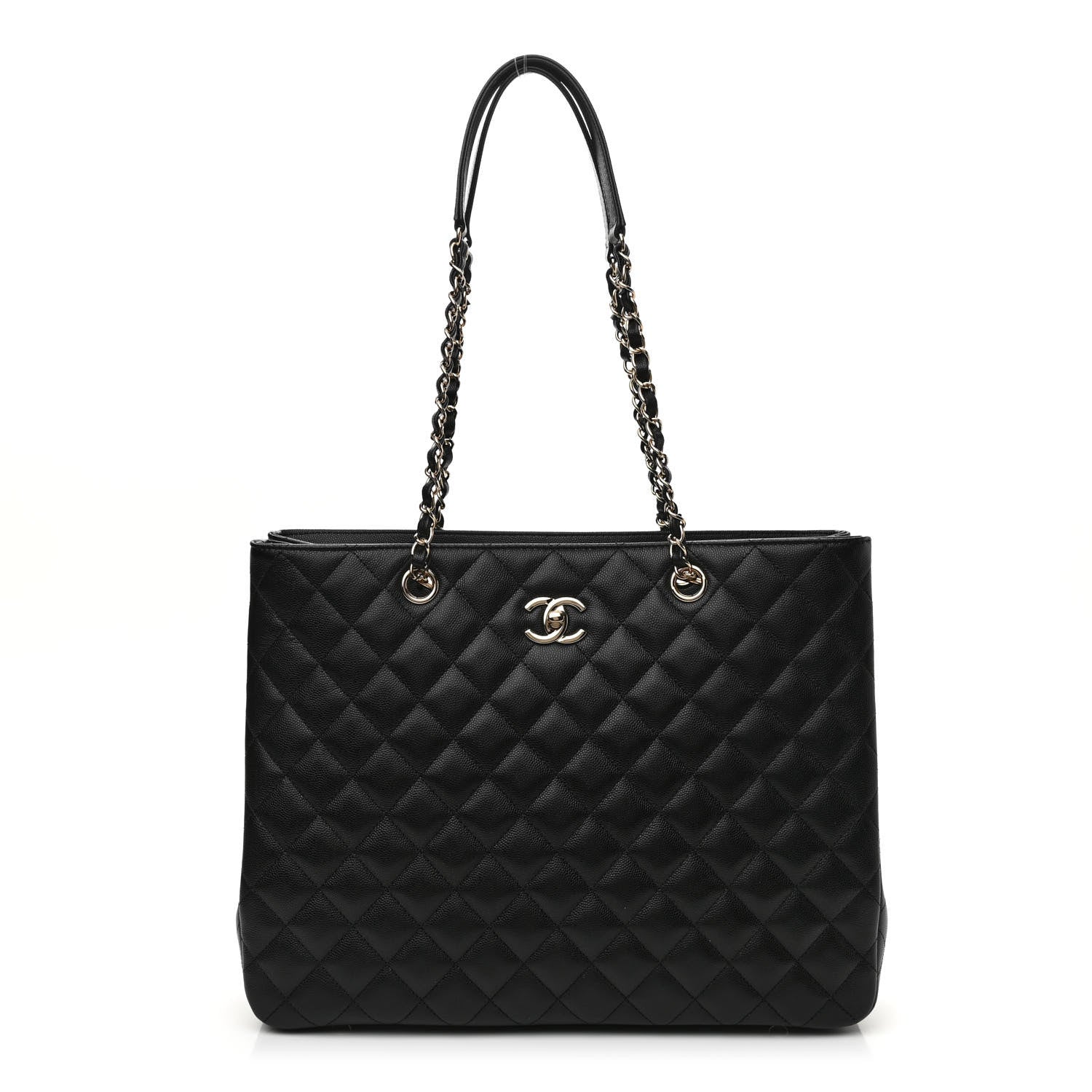Chanel Caviar Quilted Large Shopping Tote Black 1 of 10