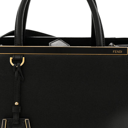 Fendi Vitello Elite Petite 2Jours Tote Black 8 of 12
