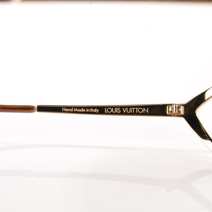 Louis Vuitton Laurel Sunglasses Z0410U Brown Glitter 4 of 4