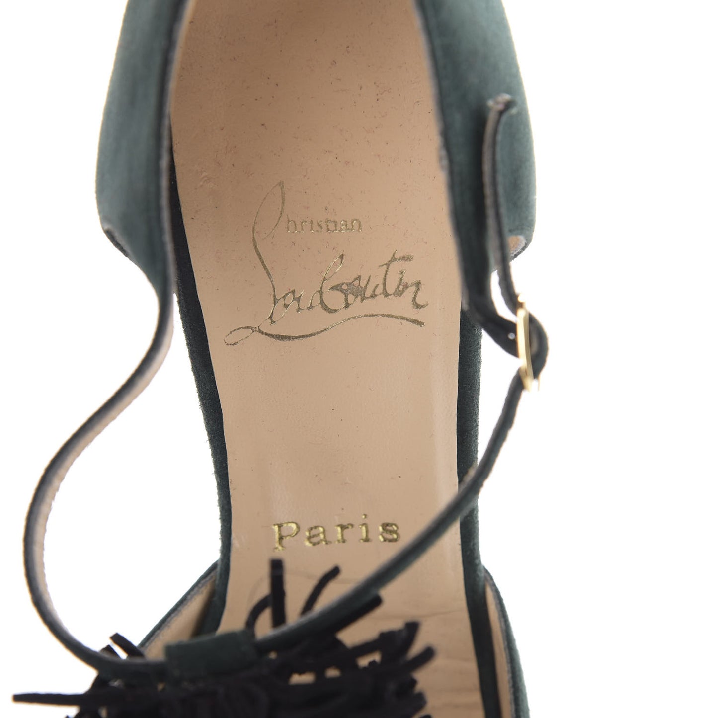 Suede Para La Cruz 120 Pumps 40 Verde Black