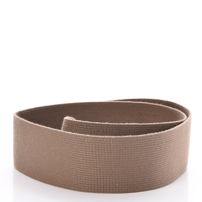 Hermes Toile Taurillon Clemence Shoulder Strap Etoupe 2 of 5