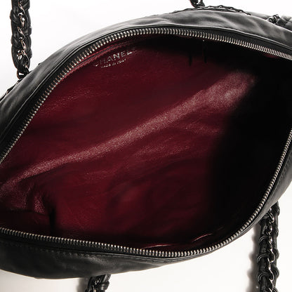 Chanel Smooth Calfskin Luxe Ligne Small Bowler Black 5 of 7