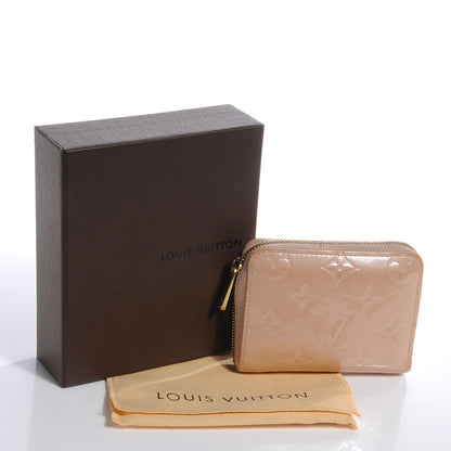 Louis Vuitton Vernis Zippy Coin Purse Rose Florentin 7 of 10