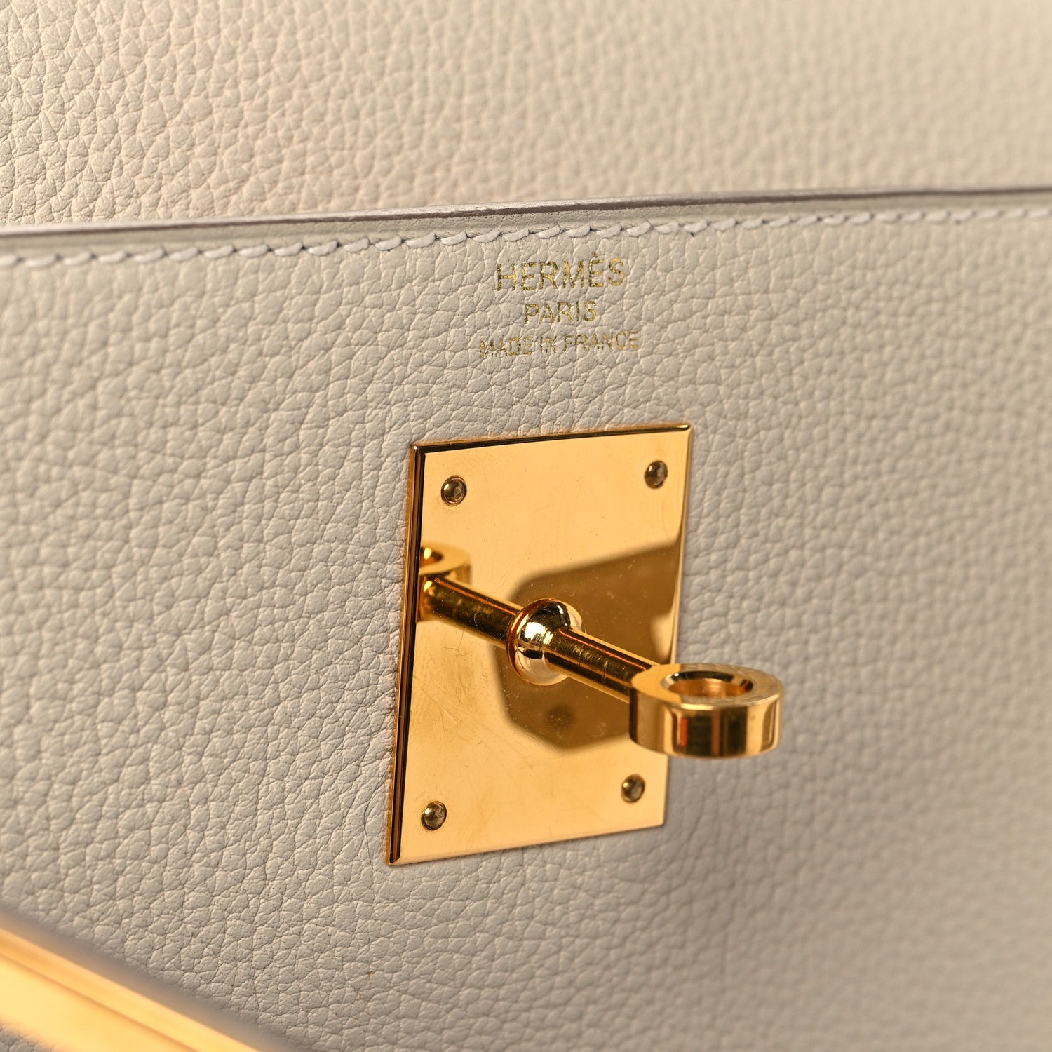 Hermes Togo Kelly Retourne 28 Craie 6 of 14