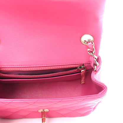 Chanel Lambskin Quilted Mini Square Flap Pink 4 of 4
