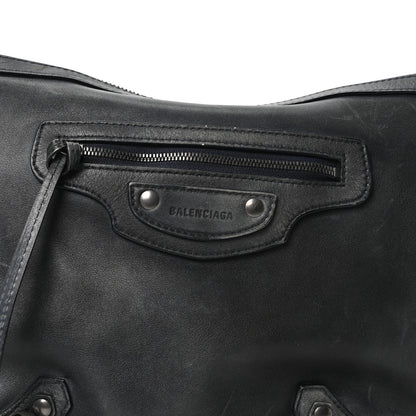 Balenciaga Used Calfskin Silver Hardware Small Neo Classic City Navy 8 of 10