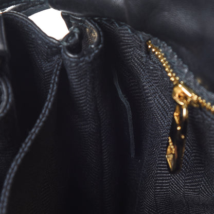 Loewe Nappa Small Flamenco Shoulder Bag Black 9 of 9