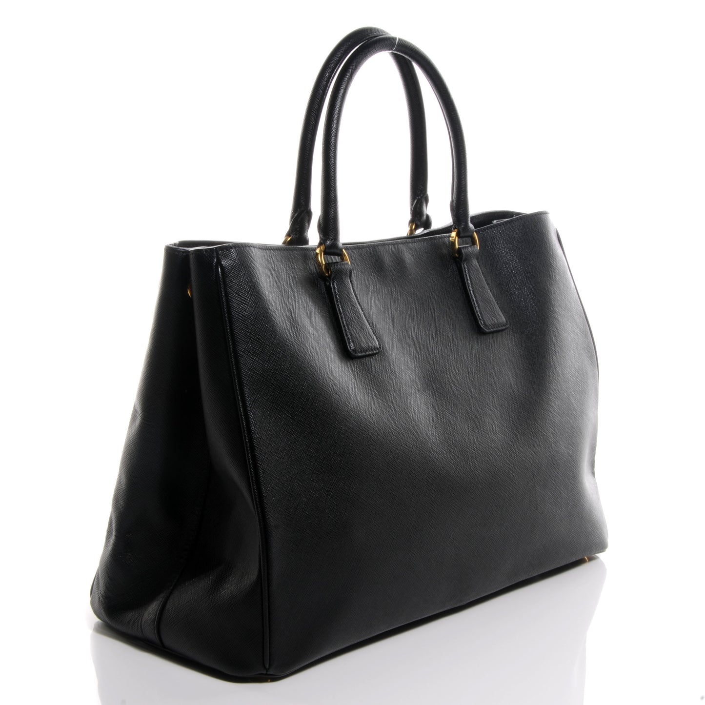 Saffiano Lux Large Tote Nero Black