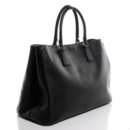 Prada Saffiano Lux Large Tote Nero Black 3 of 10