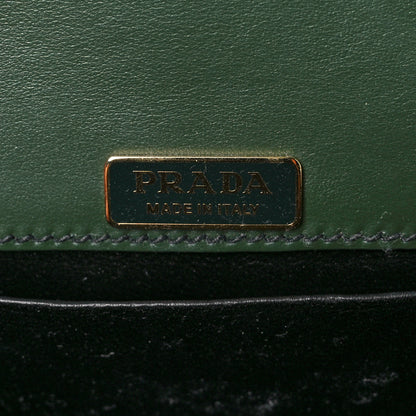Prada City Calf Saffiano Cahier Bag Foresta Black 5 of 9