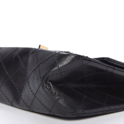 Chanel Aged Calfskin Quilted 2.55 Reissue Mini Flap Black 7 of 11