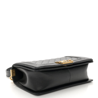 Chanel Caviar Quilted Medium Boy Flap Black 4 of 11