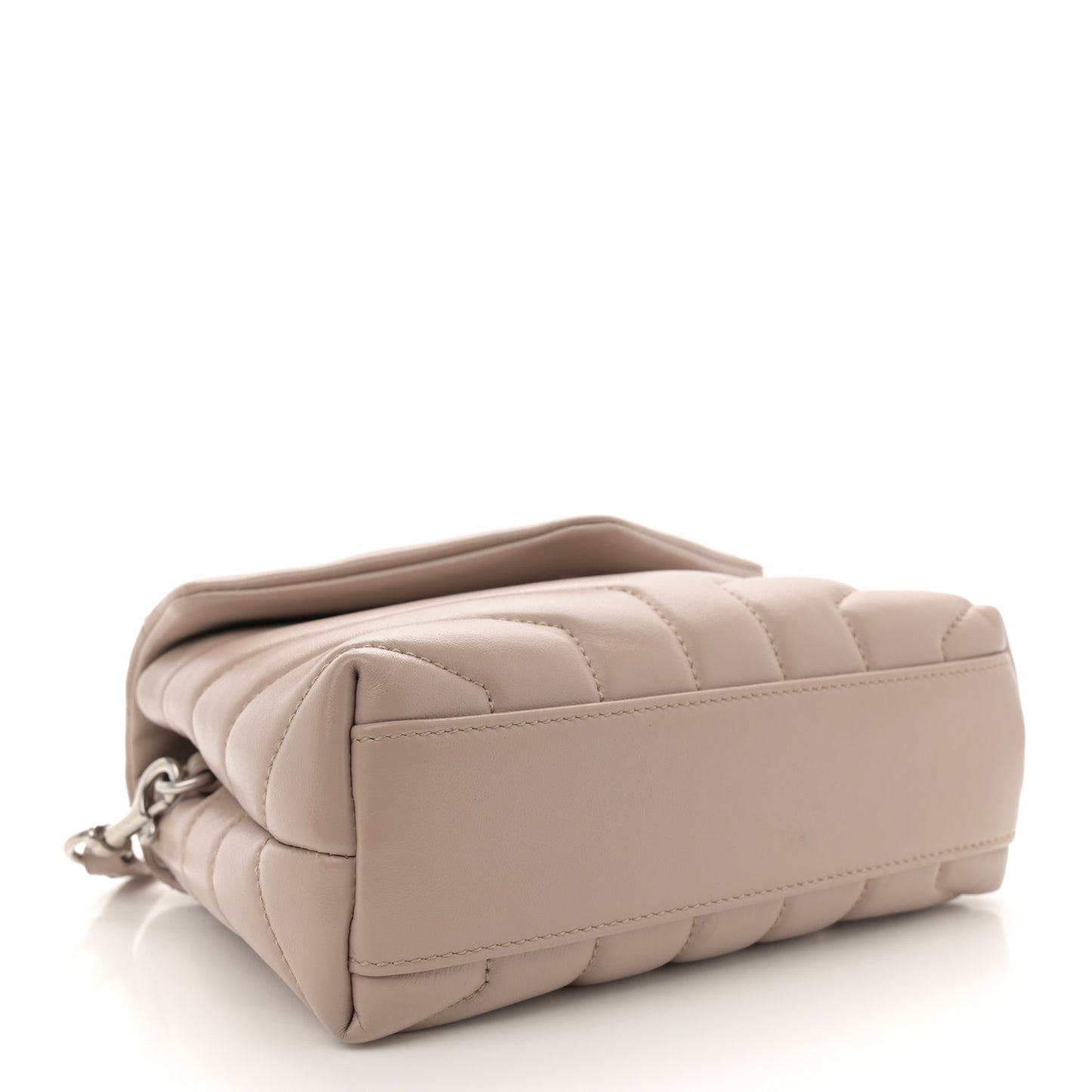 Calfskin Y Quilted Monogram Toy Loulou Crossbody Bag Light Natural