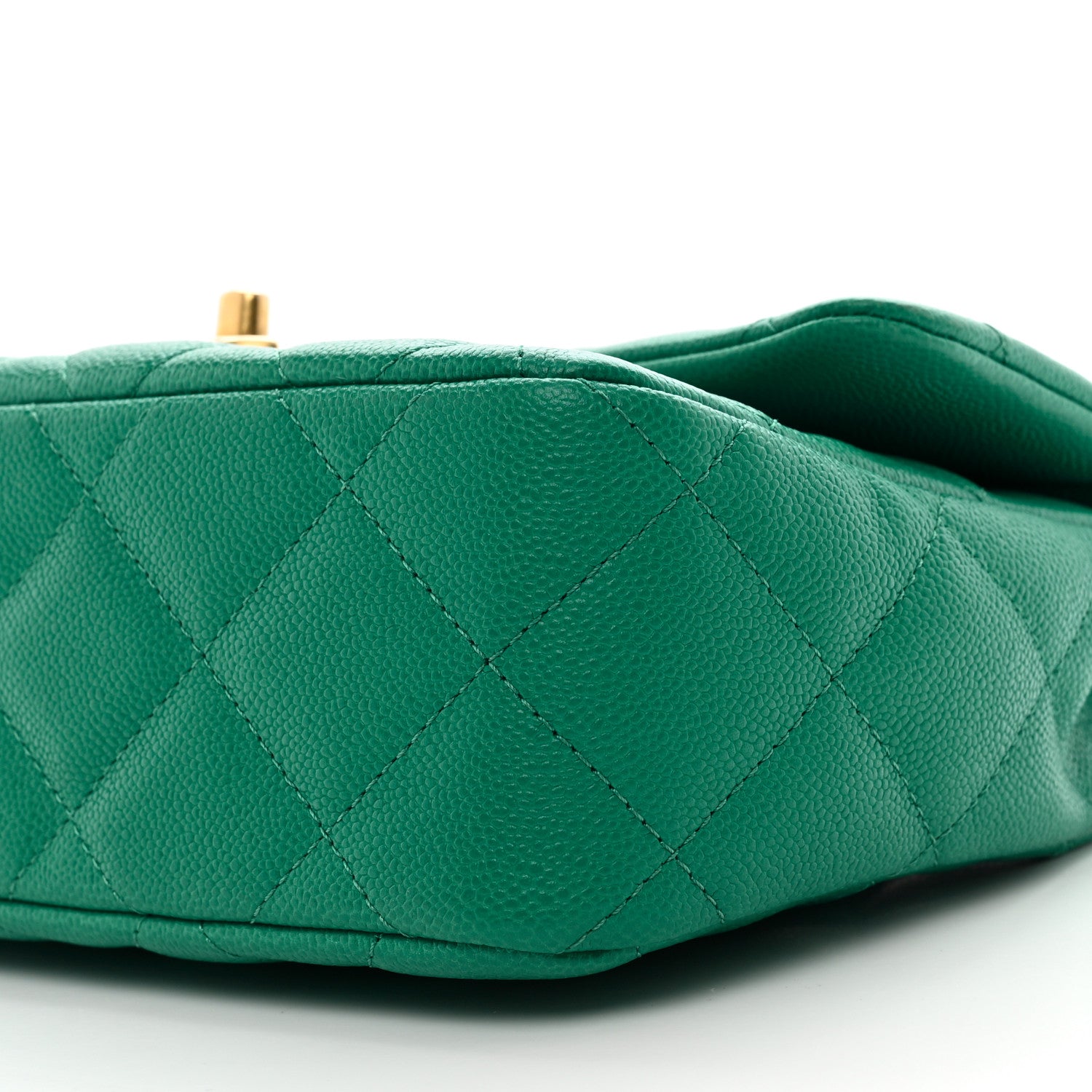 Chanel Caviar Quilted Sweetheart Flap Green 10 of 10