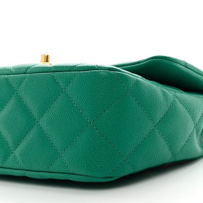 Chanel Caviar Quilted Sweetheart Flap Green 10 of 10