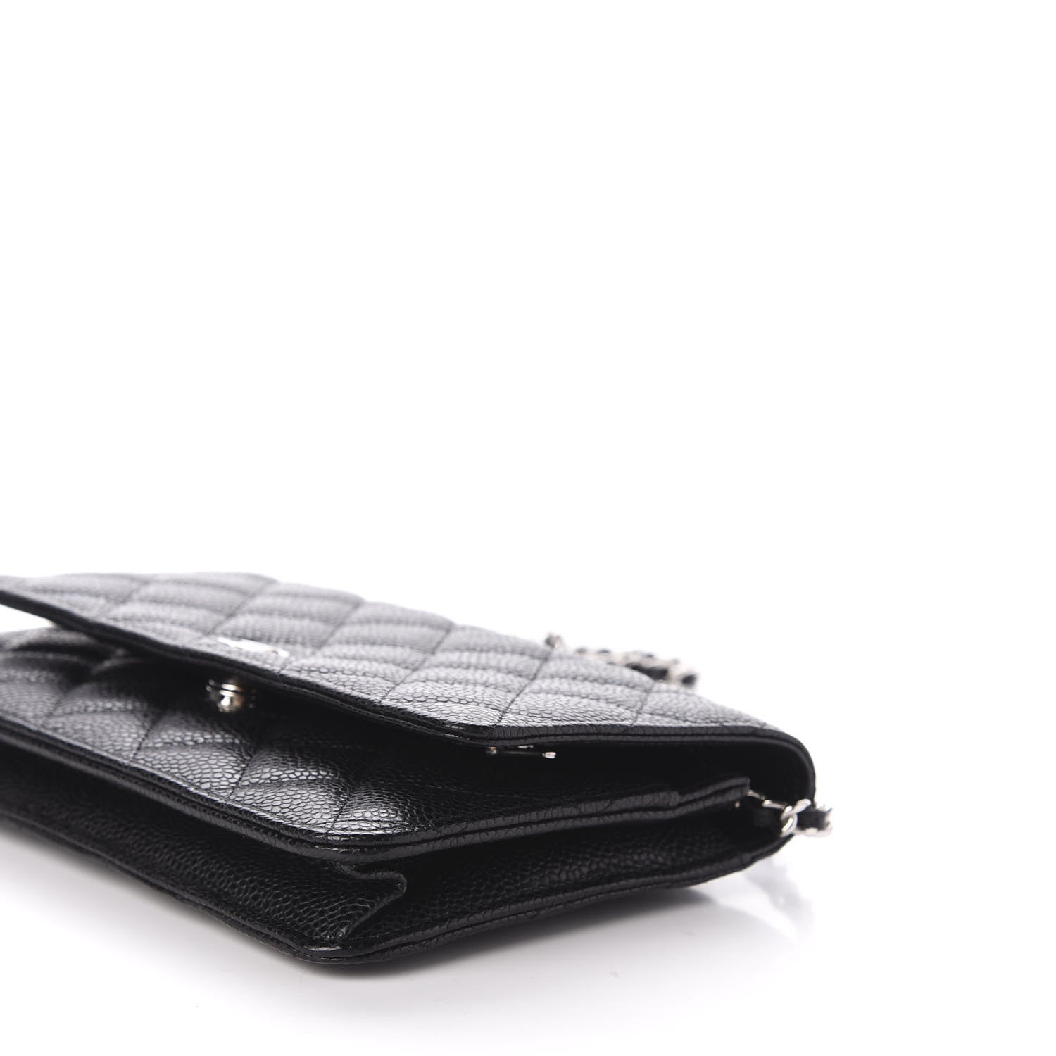 Chanel Caviar Quilted Wallet On Chain WOC Black 7 of 12