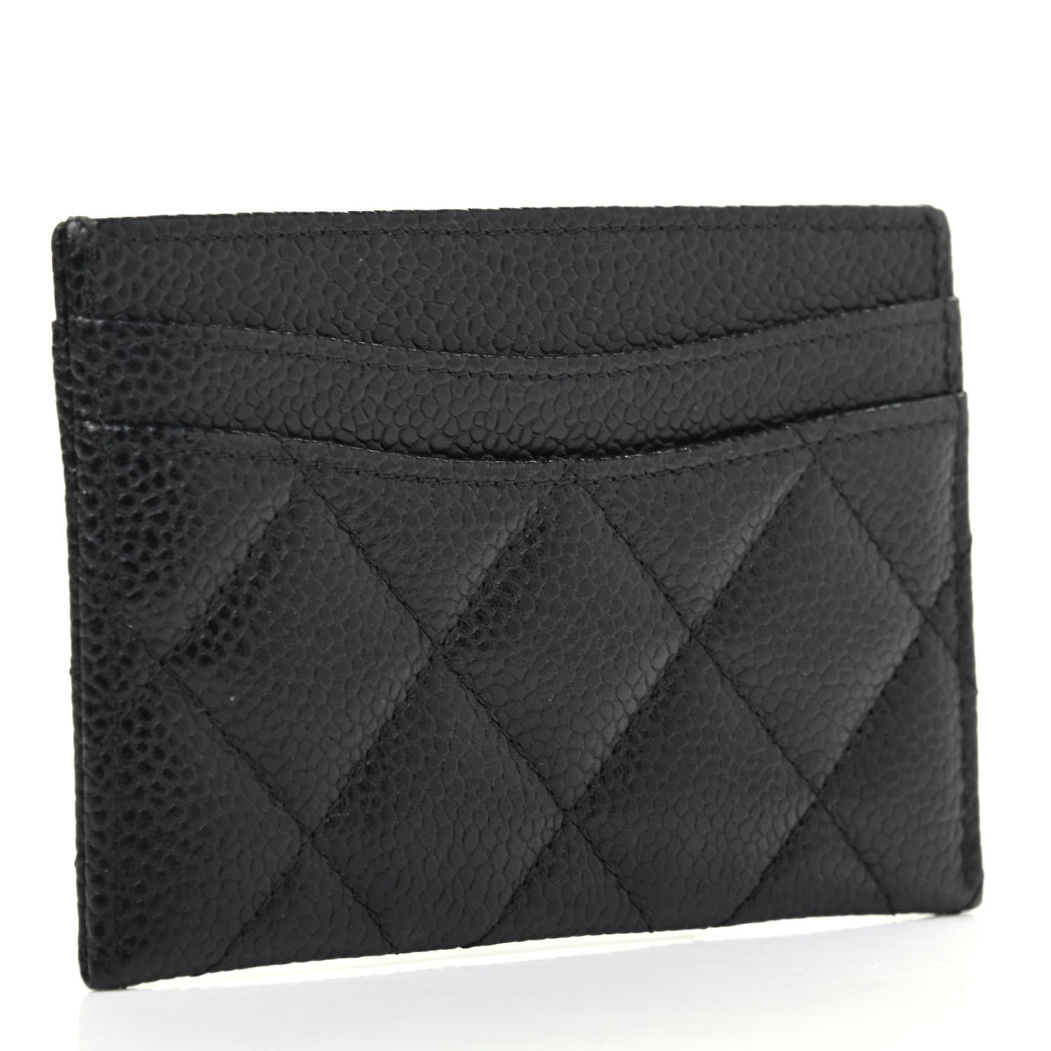 Chanel Caviar Quilted Card Holder Black 3 of 7
