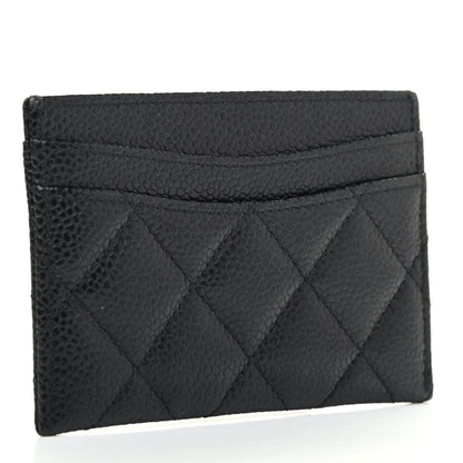 Chanel Caviar Quilted Card Holder Black 3 of 7