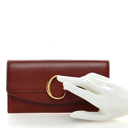 Chloe Smooth Calfskin Chloe Long Wallet Tan 2 of 7