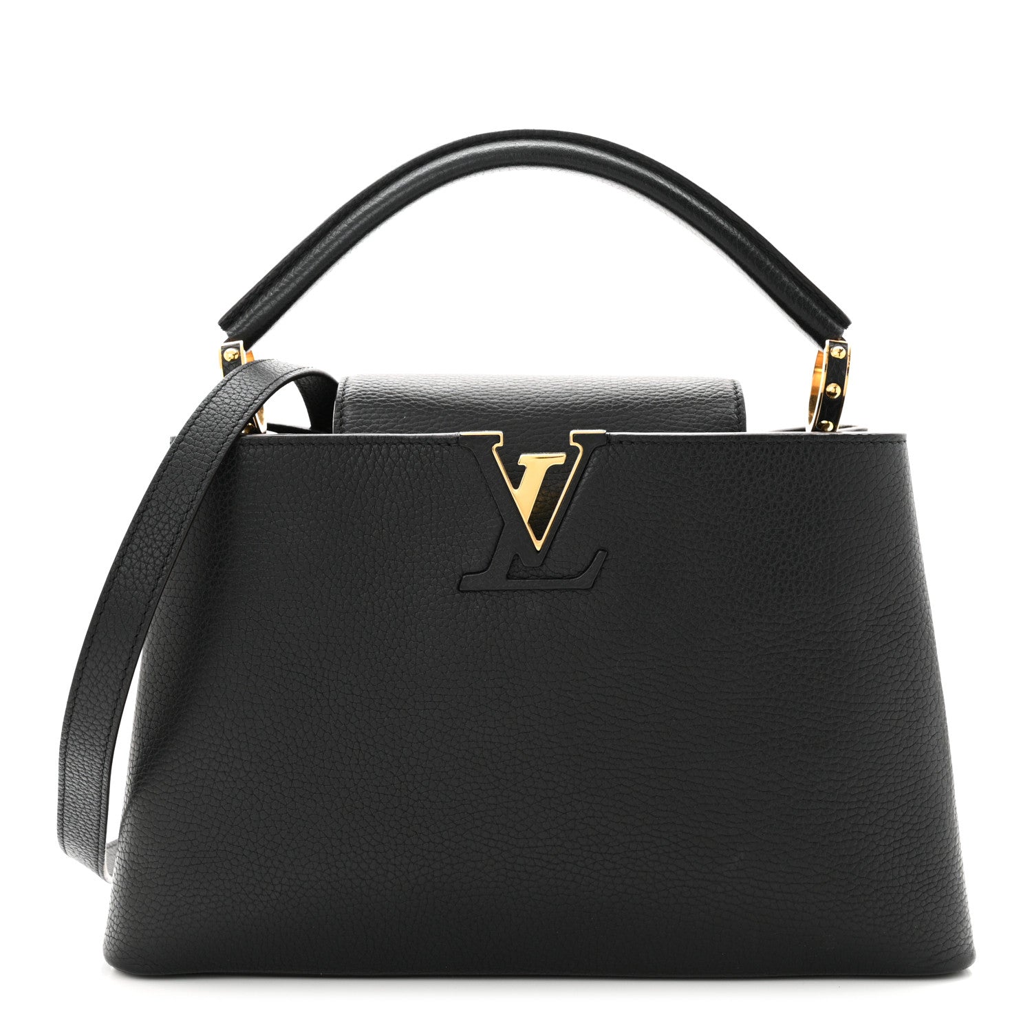 Louis Vuitton Taurillon Capucines PM Black 1 of 11