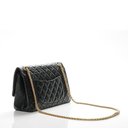 Chanel Aged Calfskin Quilted 2.55 Reissue 226 Flap Black 3 of 7