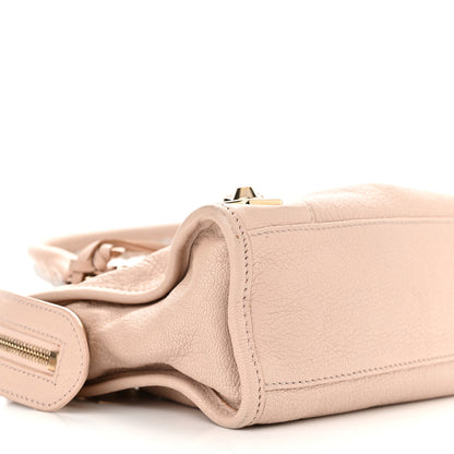 Balenciaga Chevre Gold Metallic Edge Hardware Mini City Rose Aubepine Bois de Rose 9 of 12