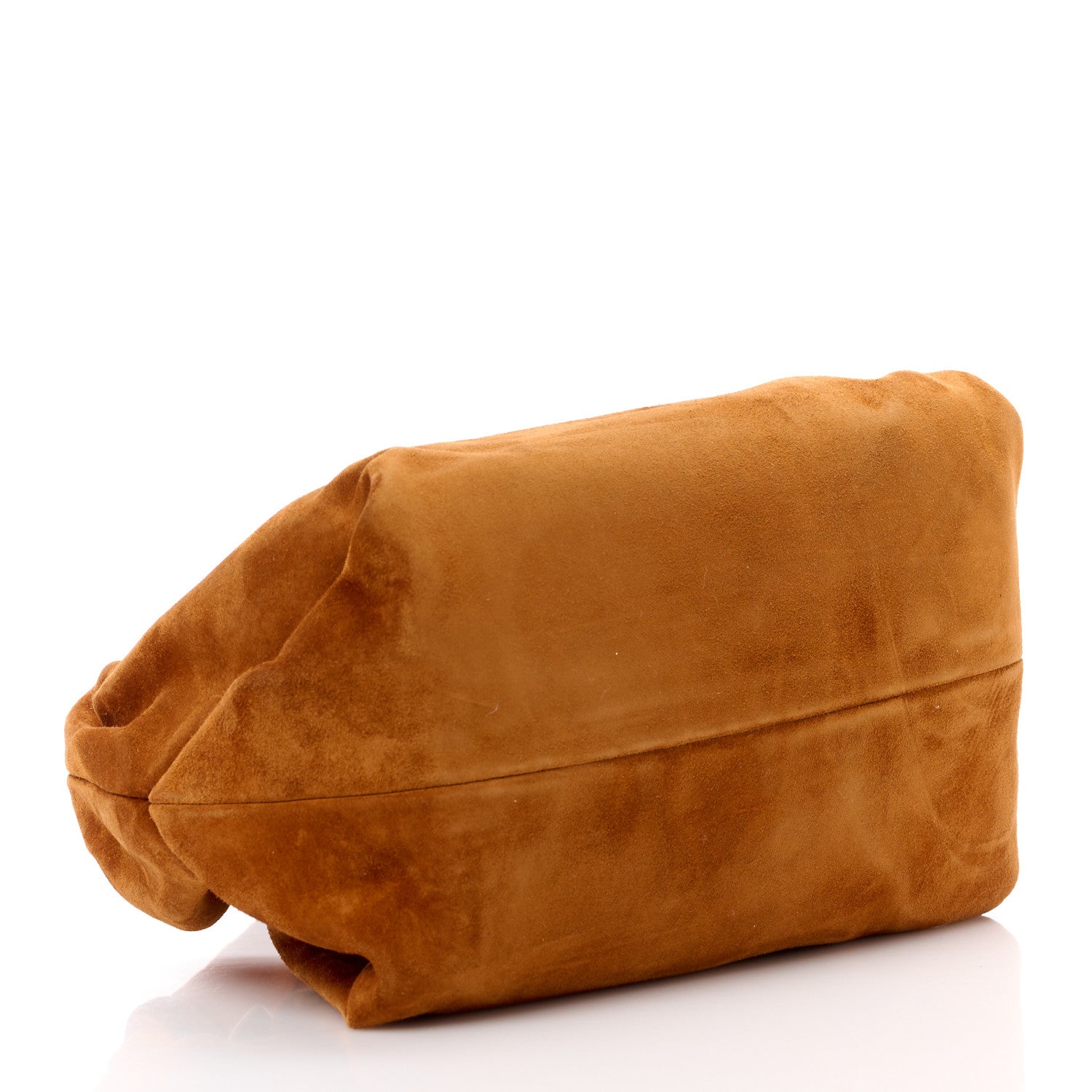 Khaite Suede Calfskin Beatrice Small Hobo Caramel 4 of 9