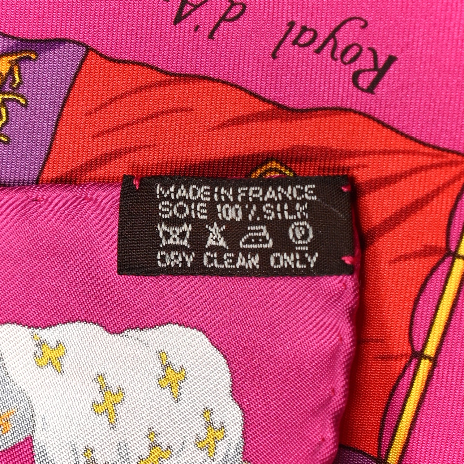 Hermes Silk Pavois Pocket Square Scarf 3 of 4